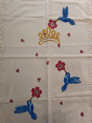 Off White Printed Dahars for babies