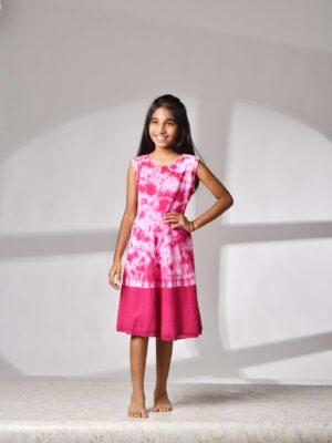 Tie and Dye A-Line Dress