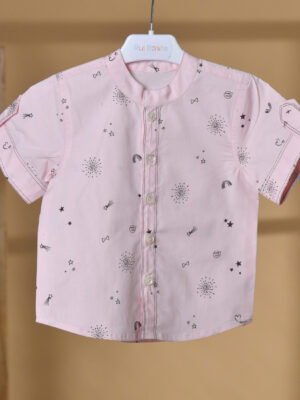"Pink printed  Shirt"