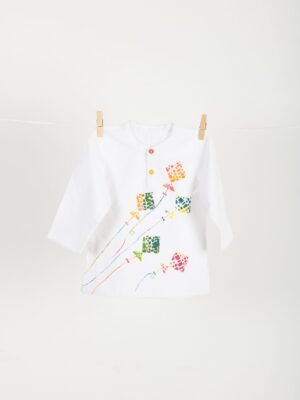 "Cotton Kite Hand Painted Kurta"