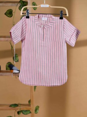 Pink Striped Shirts