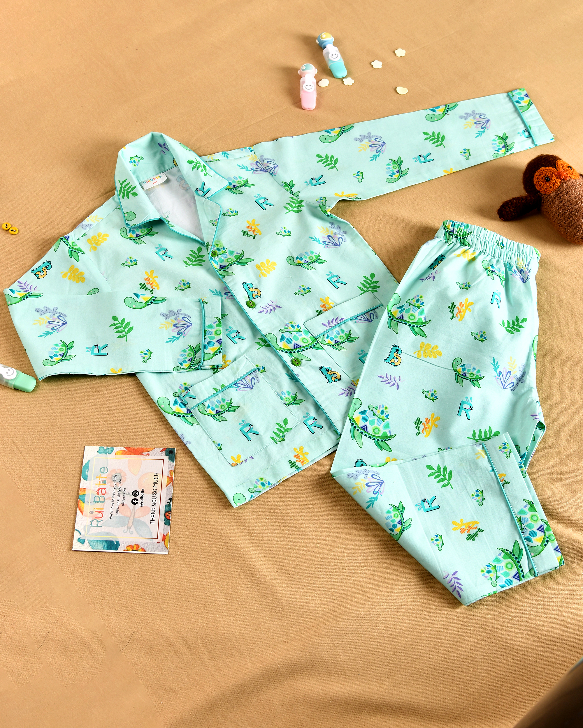 Dino Print Sleep Wear