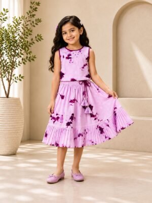 Lavender Skirt Set